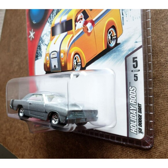 Hot Wheels '68 DODGE DART Silver 5/5 2006 HOLIDAY RODS 1:64 LTD. ED. REAL RIDERS - Picture 10 of 16